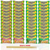 Maruchan Ramen Instant Noodle Soup - 2 Flavors - 24 Packs Lime Chili Shrimp & 24 Packs Chili