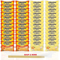 Maruchan Ramen Instant Noodle Soup - 2 Flavors - 24 Packs Chicken & 24 Packs Creamy Chicken