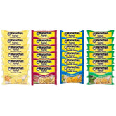 Maruchan Ramen Instant Noodle Soup 24 Packs, 4 Flavors - 6 Pack Creamy Chicken, 6 Pack Roast Beef, 6 Pack Soy Sauce, 6 Pack Chili