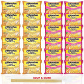 Maruchan Ramen Instant Noodle Soup Variety - 12 Packs Roast Chicken & 12 Packs Shrimp
