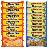 Maruchan Ramen Instant Noodle Soup Variety, 2 Flavors - 6 Packs Chicken & 6 Packs Soy Sauce, 3 Ounce Single Servings