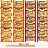 Maruchan Ramen Instant Noodle Soup Variety, 2 Flavors - 12 Packs Chicken & 12 Packs Roast Beef