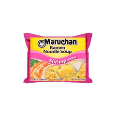 Maruchan Ramen Instant Noodle Soup Variety, 2 Flavors - 6 Packs Creamy Chicken & 6 Packs Shrimp, 3 Ounce Single Servings