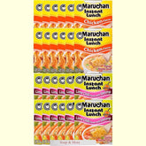 Maruchan Ramen Instant Cup Noodles 24 Count - 12 Chicken Flavor & 12 Lime Chili Shrimp Flavor , 2 Flavors
