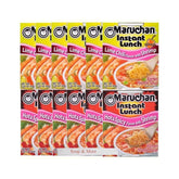 Maruchan Ramen Instant Cup Noodles 12 Count - 6 Hot & Spicy Shrimp & 6 Lime Chili Shrimp
