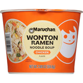 Maruchan Wonton Ramen Noodle Soup Bowl