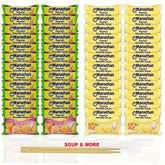 Maruchan Ramen Instant Noodle Soup - 2 Flavors - 24 Packs Lime Chili Shrimp & 24 Creamy Chicken