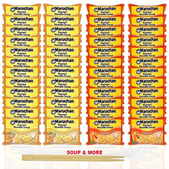Maruchan Ramen Instant Noodle Soup - 2 Flavors - 24 Packs Roast Chicken & 24 Packs Chicken