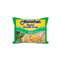 Maruchan Ramen Instant Noodle Soup 24 Packs, 4 Flavors - 6 Pack Creamy Chicken, 6 Pack Roast Beef, 6 Pack Soy Sauce, 6 Pack Chili