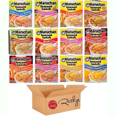Maruchan Ramen Noodle Cup Soup Instant Lunch Variety 12 Flavors - Mix 1
