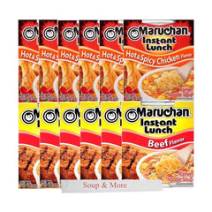 Maruchan Ramen Instant Cup Noodles 12 Count - 6 Chicken & 6 Hot & Spicy Chicken