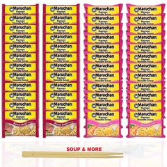 Maruchan Ramen Instant Noodle Soup - 2 Flavors - 24 Packs Roast Beef & 24 Packs Shrimp